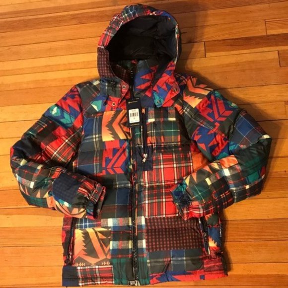 Polo Ralph Lauren Aztec Bubble Coat BNWT